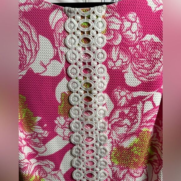 NWT JHoward Women’s Pink Floral Sleeveless Knee Length Spring Summer Dress - 10 - Picture 2 of 5